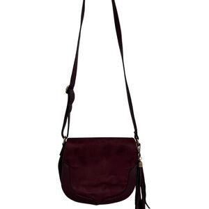 Elegant Burgundy Crossbody Bag